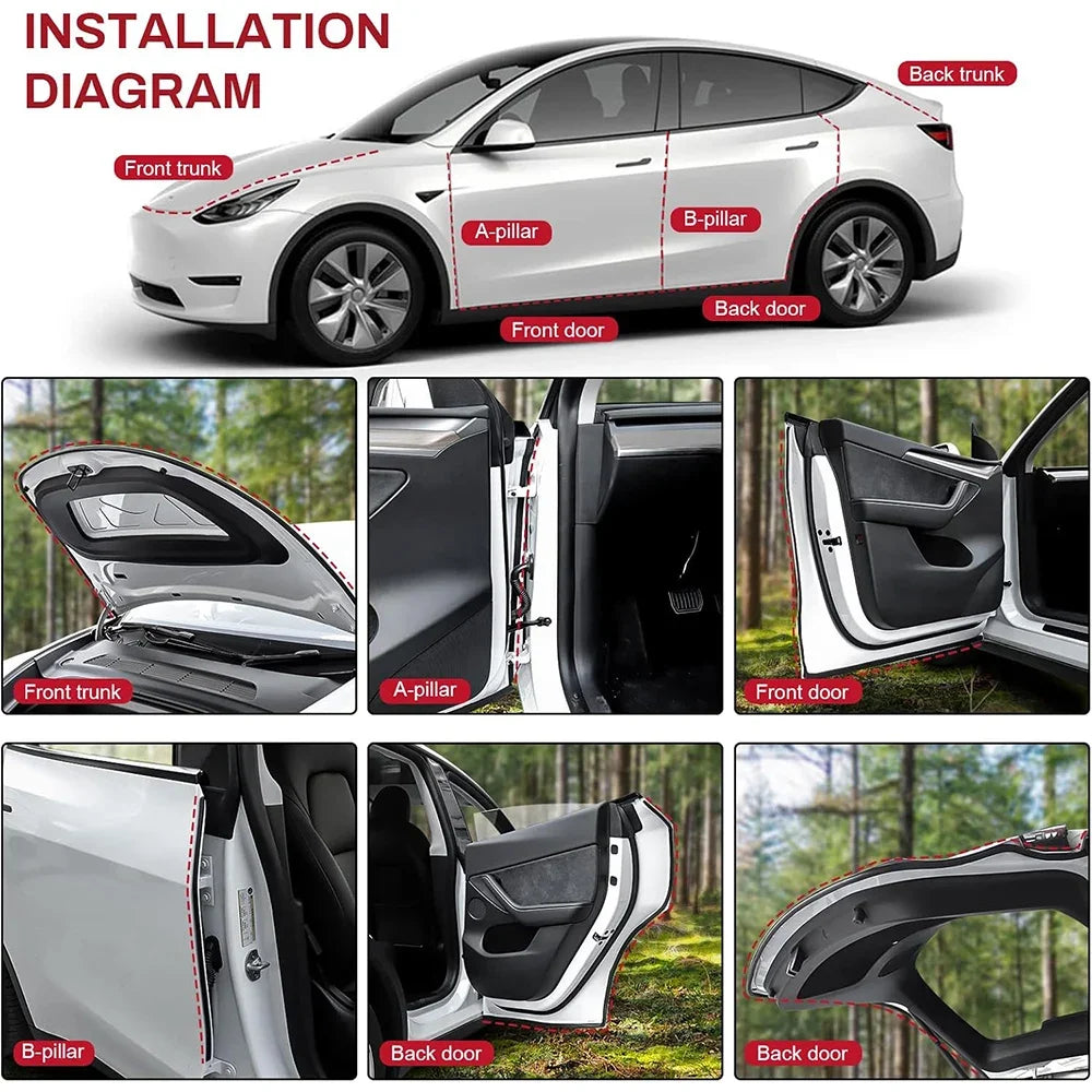 Tesla Door Weather Seal Kit