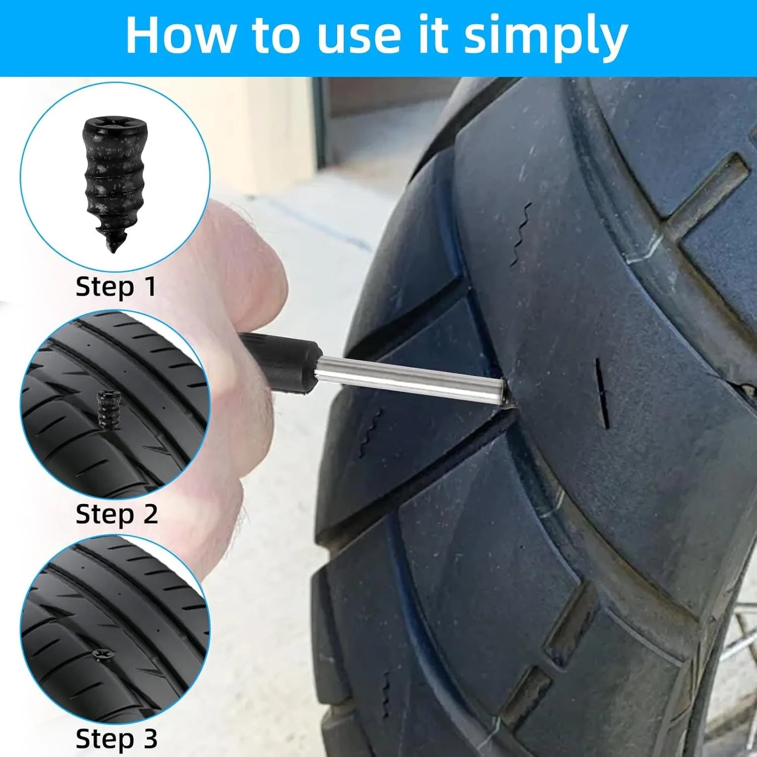 Tire Repair Nail Kit