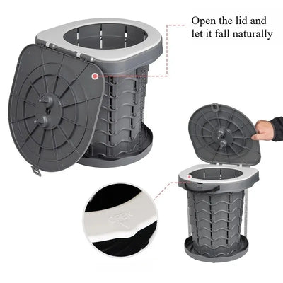 Ultra-Light Foldable Camping Toilet