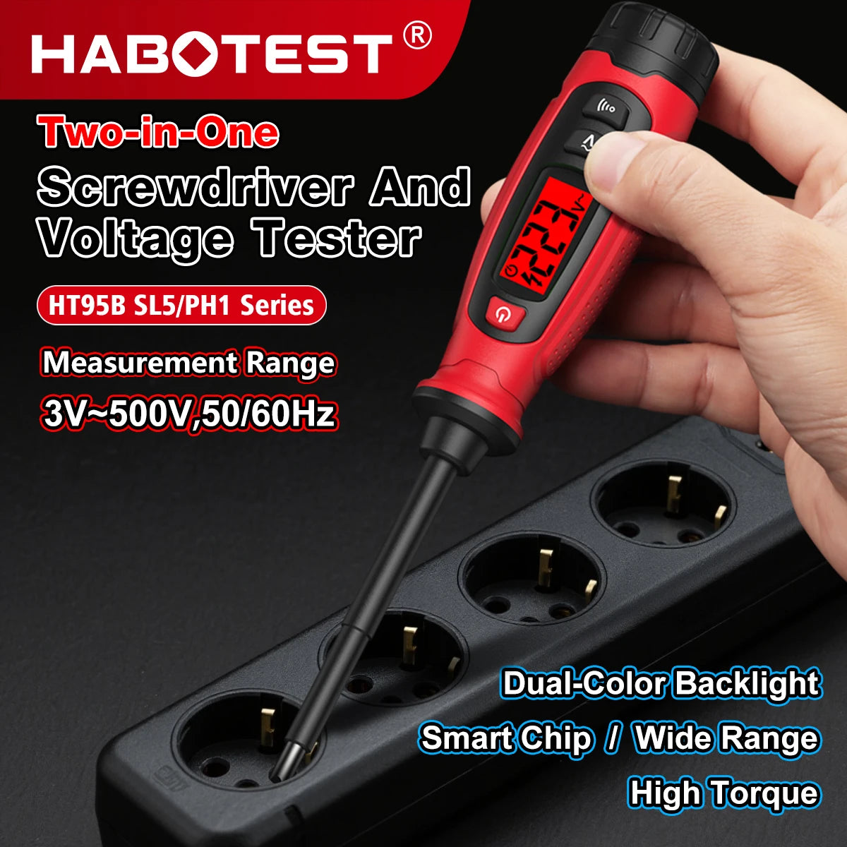 HT95B Digital Screwdriver Voltage Tester