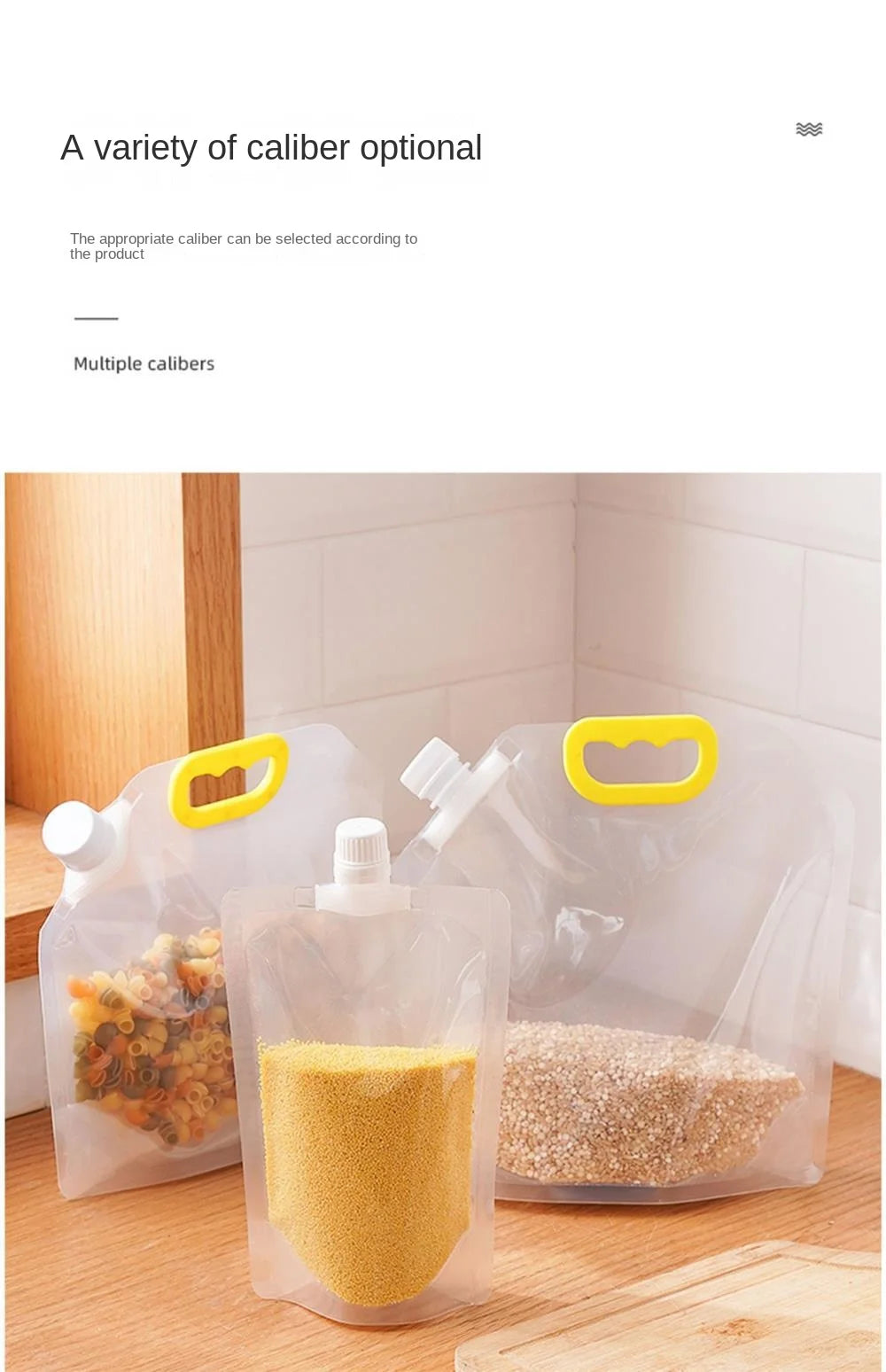 4-Pack Airtight Food Storage Bags (New)