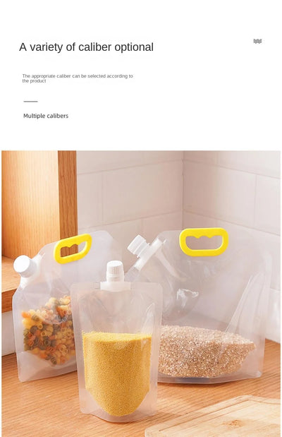 4-Pack Airtight Food Storage Bags (New)