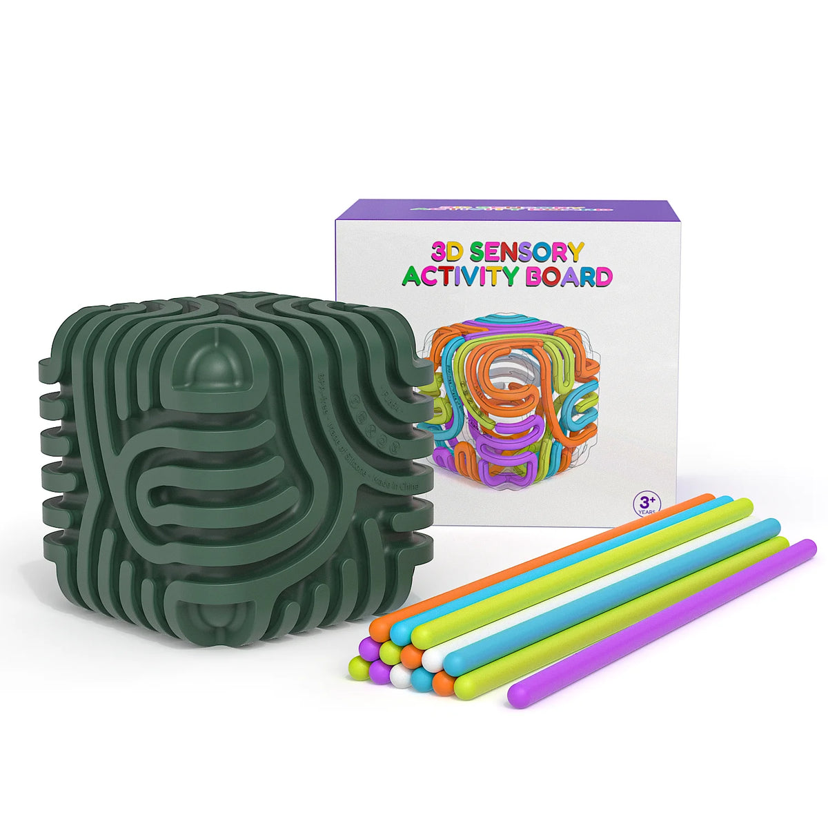 Pelota sensorial de silicona de 15 varillas – Juguete antiestrés