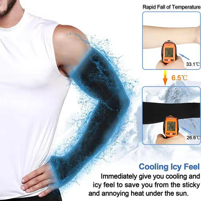 4 Pairs UV Protection Cooling Arm Sleeves (T)