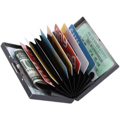 RFID Blocking Stainless Steel Metal Card Holder
