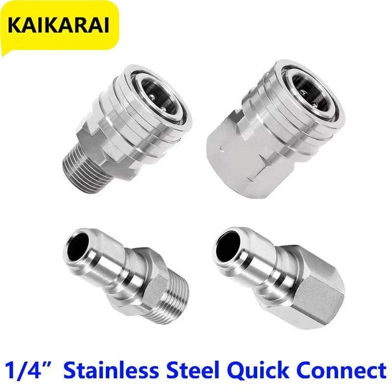 1/4" Pressure Washer Quick Connect Adapter Set