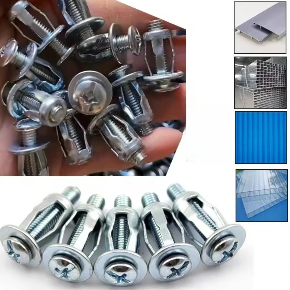 Petal Nut License Plate Fasteners – M4/M5/M6