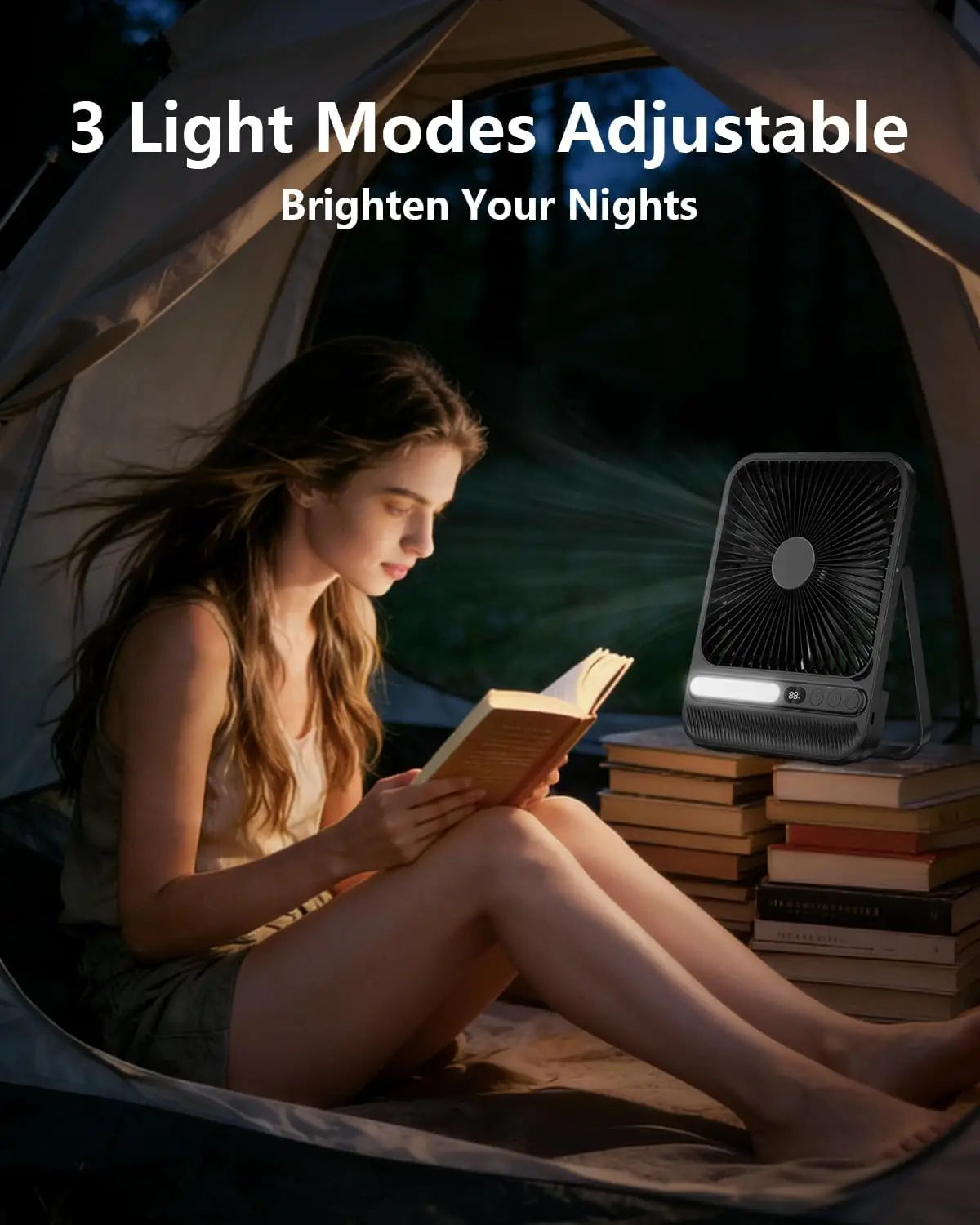 Ultra-Thin Portable Rechargeable Fan
