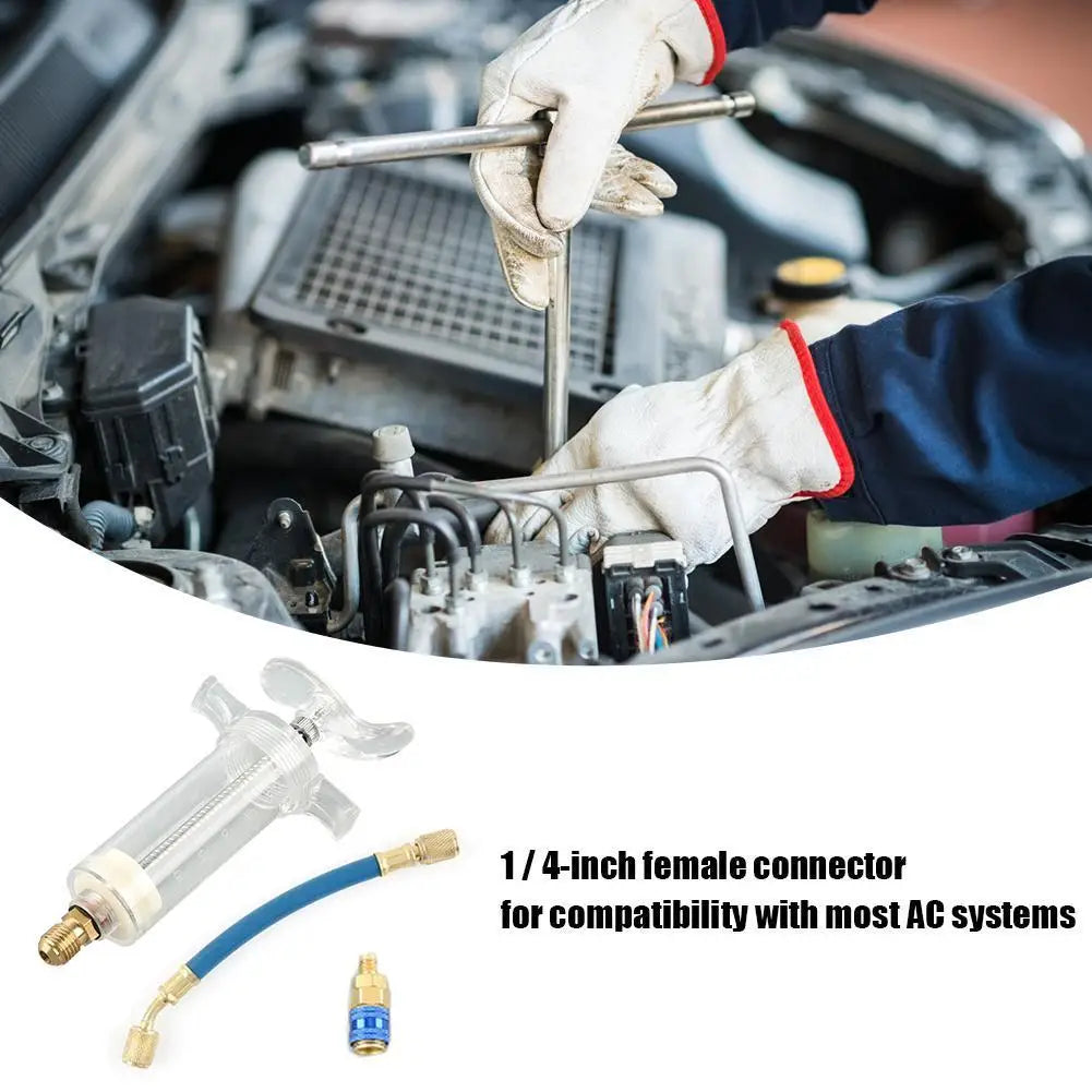 Car A/C Oil & Dye Injector Kit (2 oz / 60 ml)
