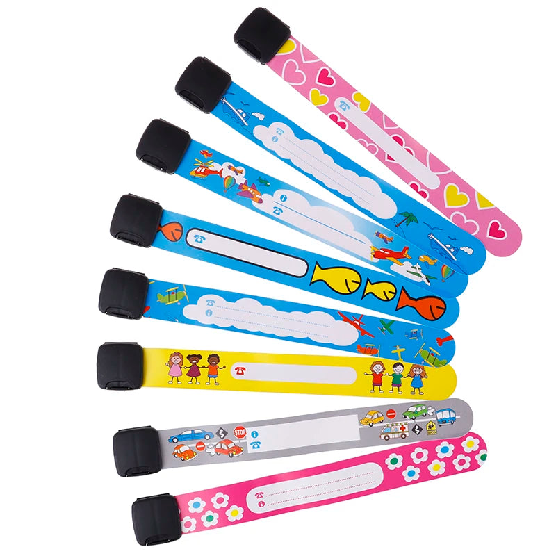 4PCS Adjustable Kids Safety Wristbands