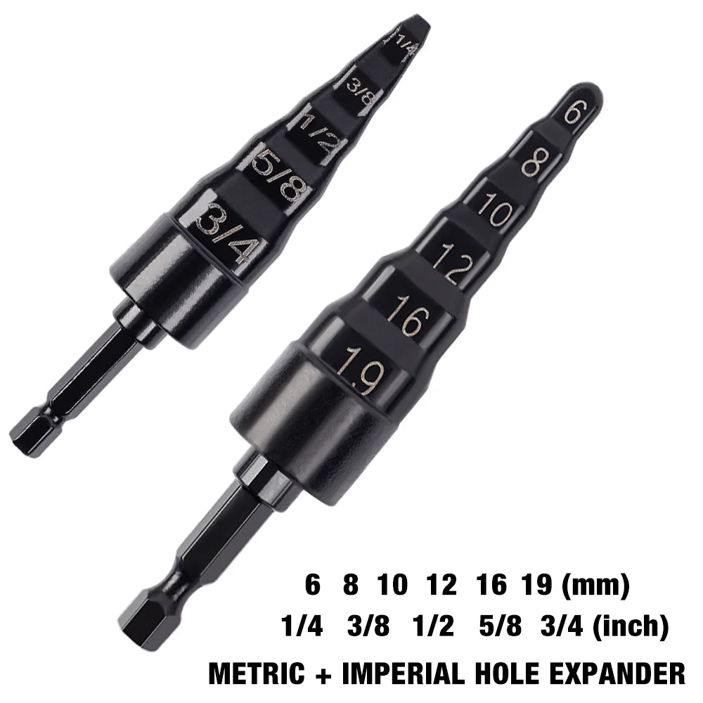 Copper Pipe Expander Drill Bit Set