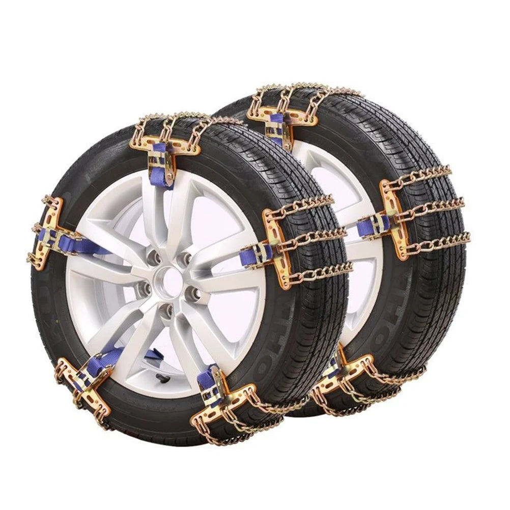 Cadenas de nieve antideslizantes universales para coches, SUV y camiones