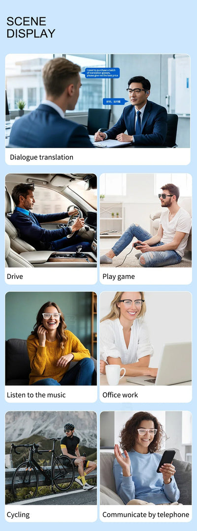 AI Smart Translation Glasses