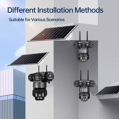 15MP Triple-Lens Solar Security Camera