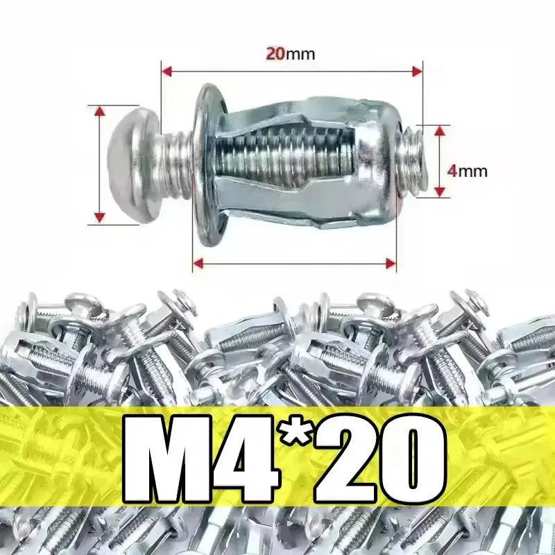 Petal Nut License Plate Fasteners – M4/M5/M6