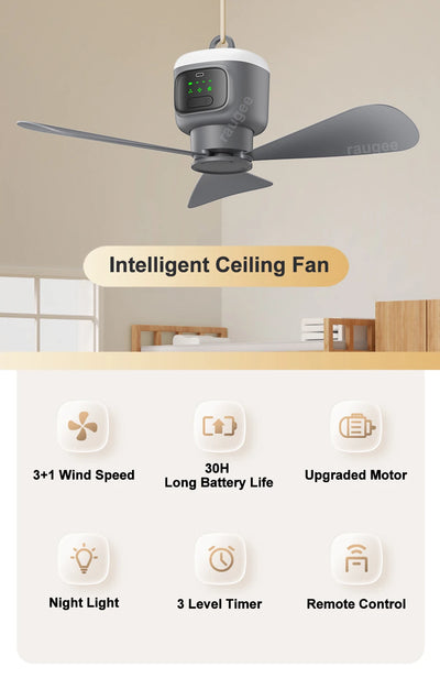12000mAh Outdoor Camping Fan