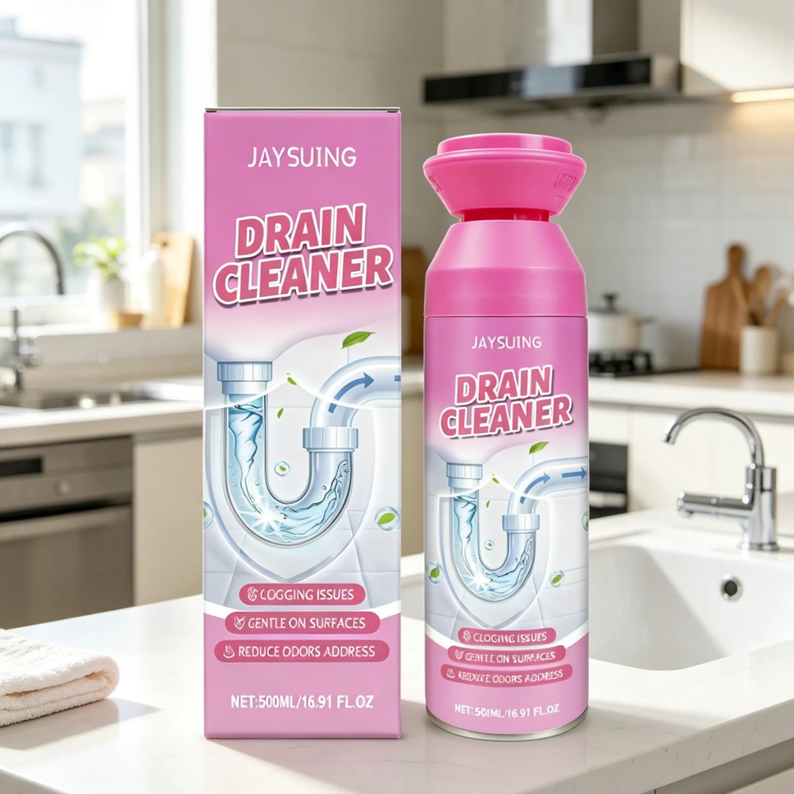 Powerful Drain Cleaner 500ml (16.9 fl oz)