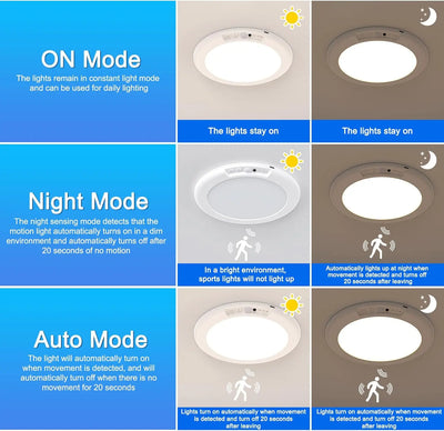 Motion Sensor Ceiling Light