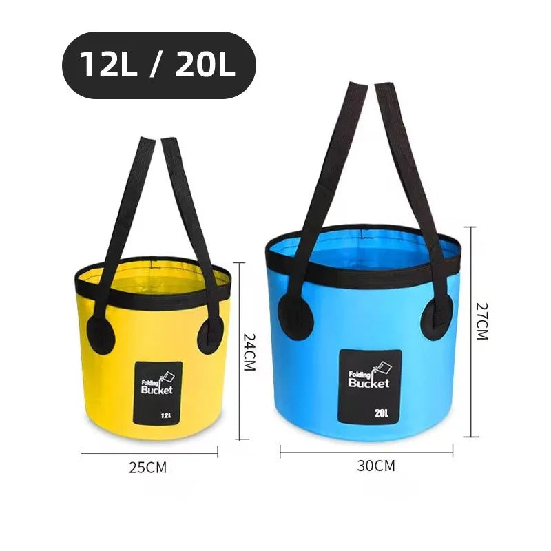 Outdoor Portable Collapsible Water Bucket