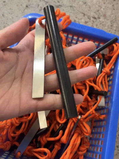 Magnesium Rod Fire Starter with Striker & Scraper