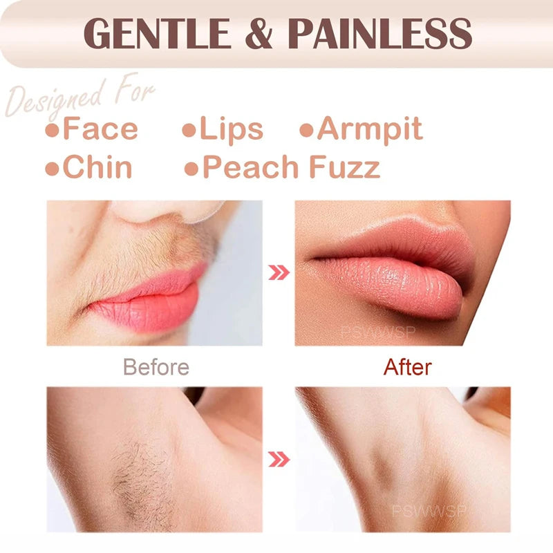 Mini Electric Facial Hair Remover & Eyebrow Trimmer