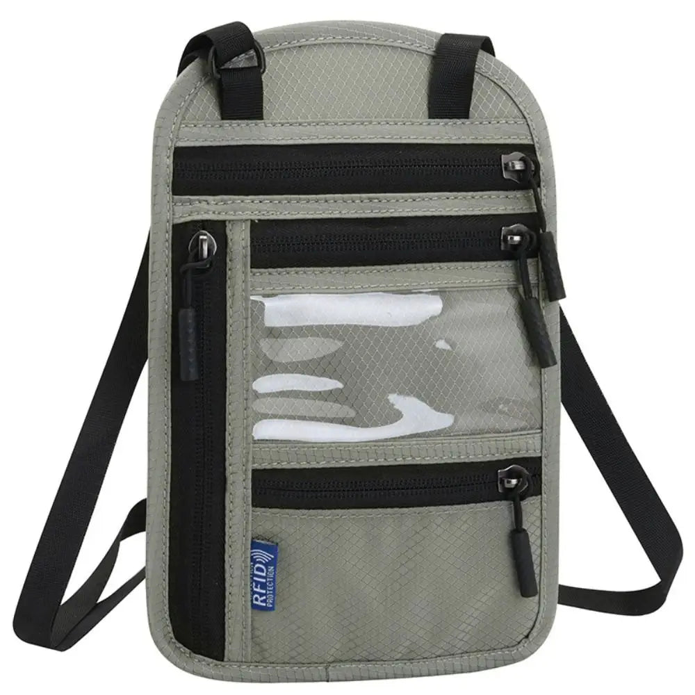RFID Travel Neck Wallet Pouch