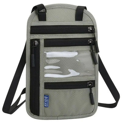 RFID Travel Neck Wallet Pouch