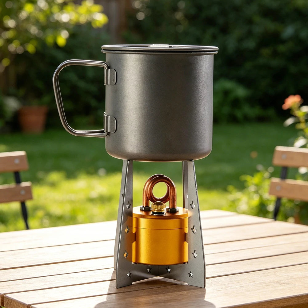 Portable Mini Alcohol Camping Stove (I1001)