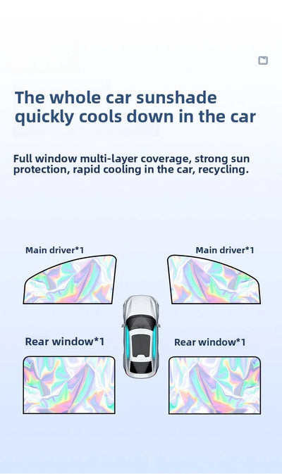 Magnetic Car Window Sunshade Cover