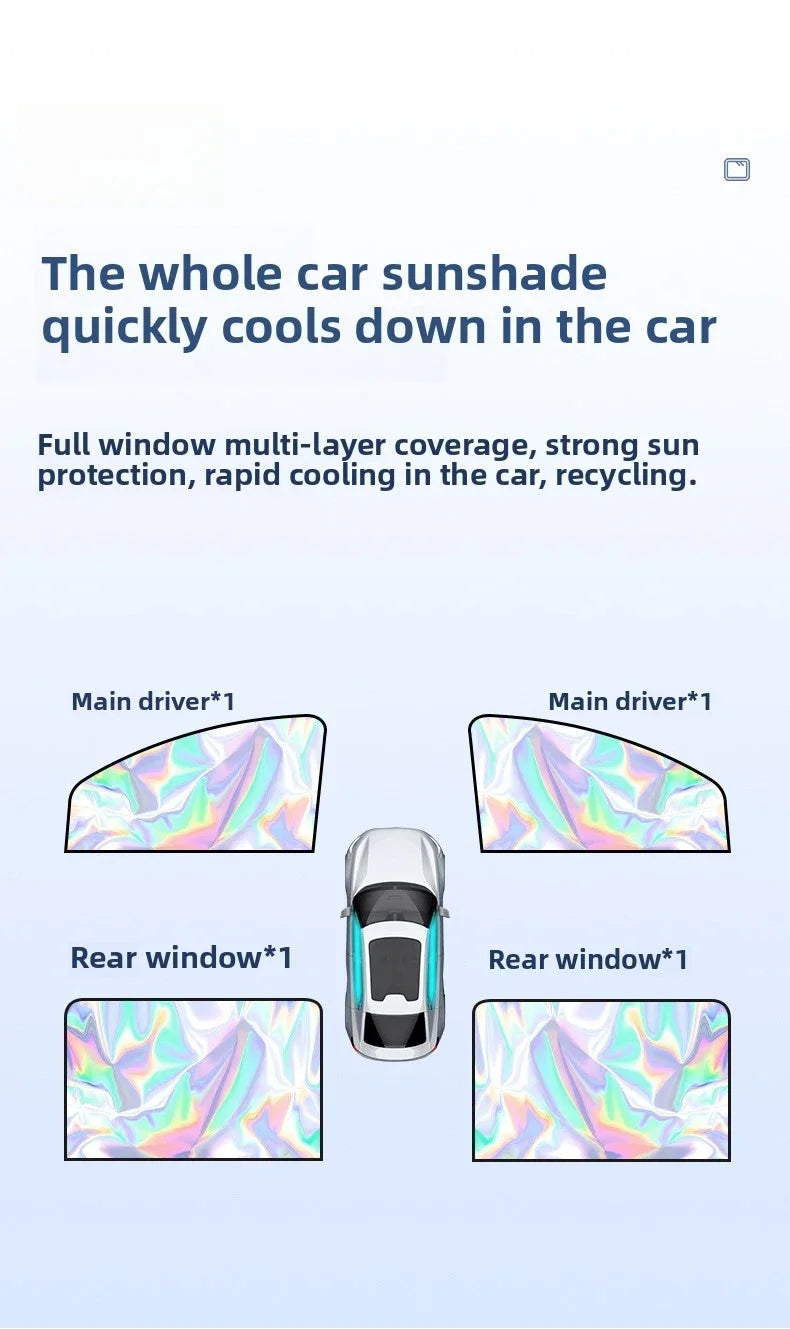 Magnetic Car Window Sunshade Cover
