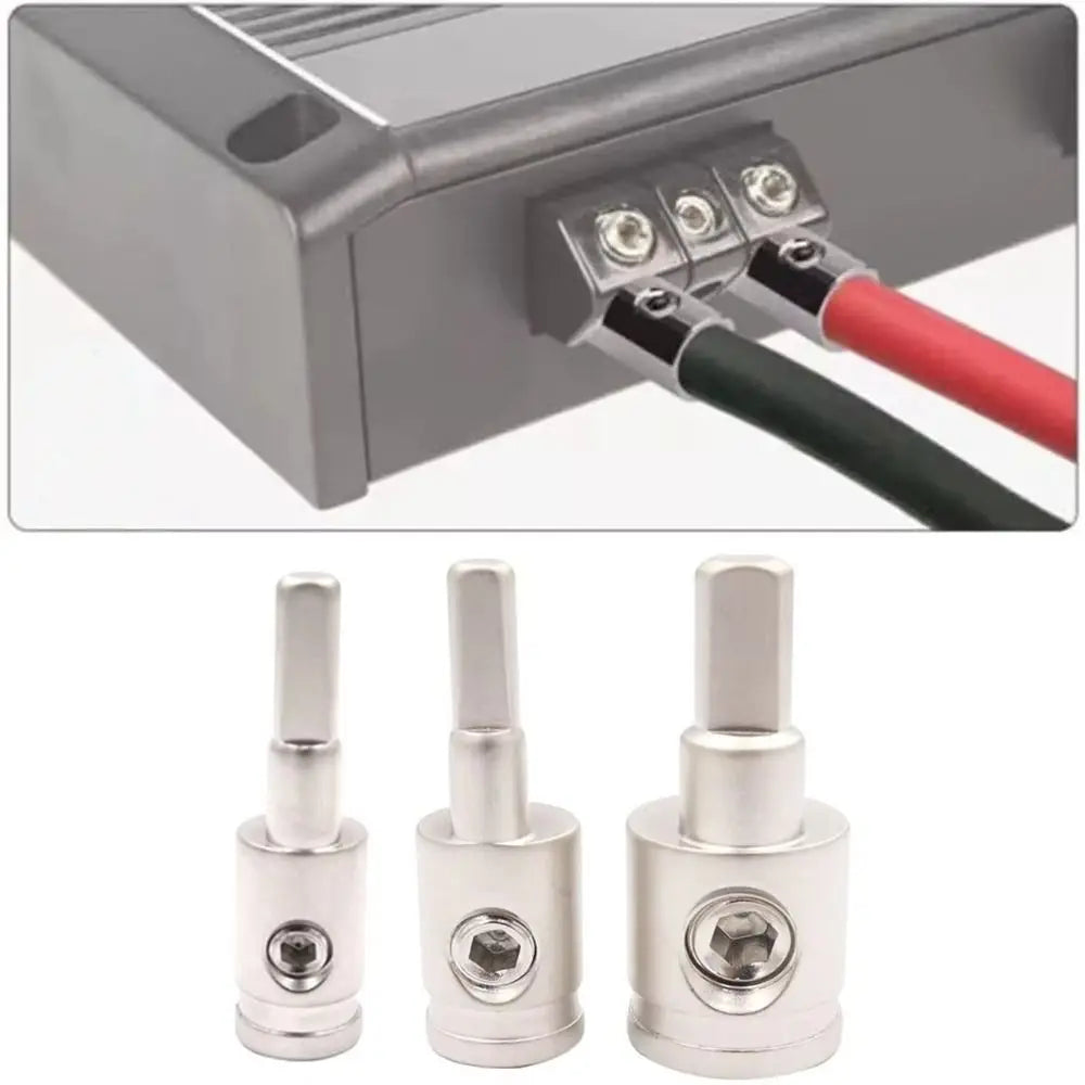 Pure Copper Car Audio Wire Input Adapters (0GA/4GA/8GA)