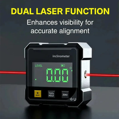 NEW 4-Side Magnetic Digital Angle Gauge