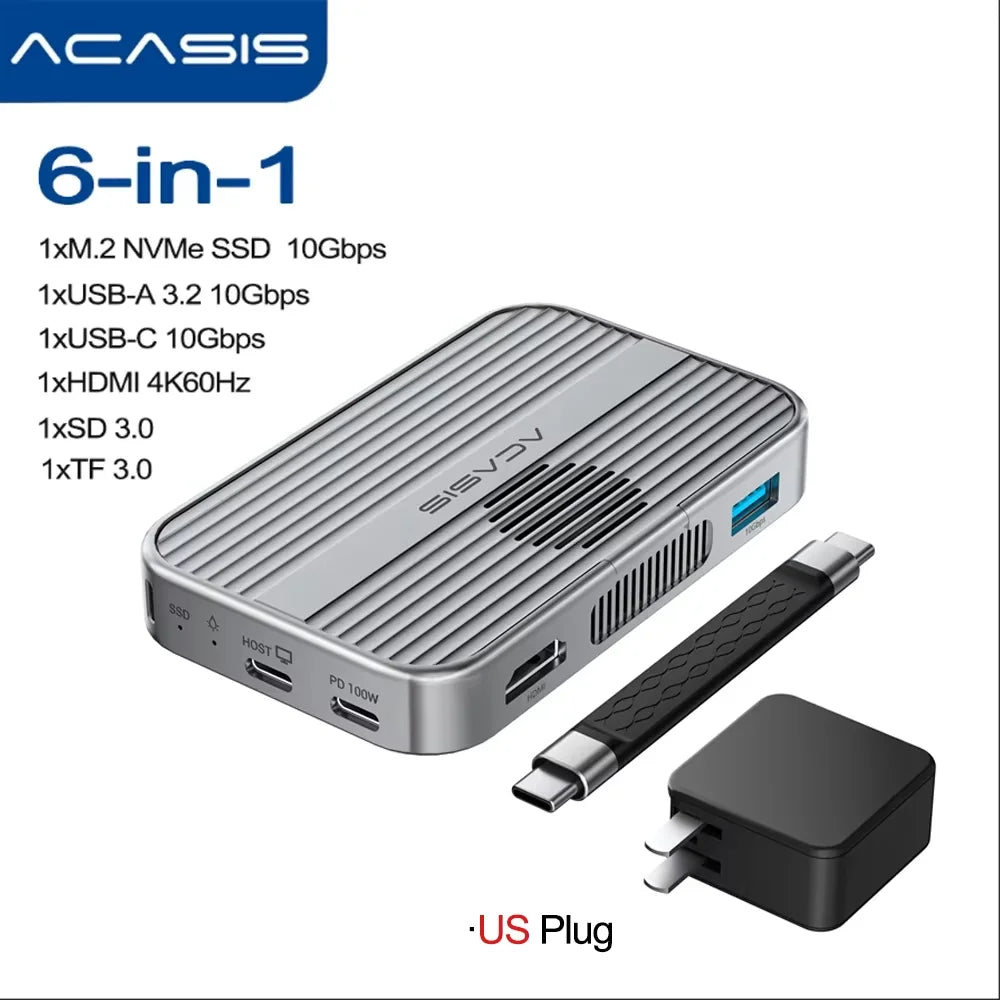 Magnetic M.2 NVMe SSD Dock (SSD Not Included)