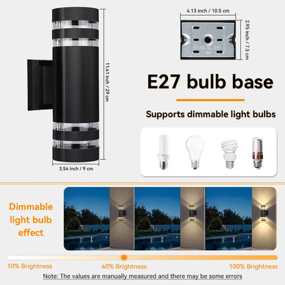 LED Outdoor Wall Lights E27