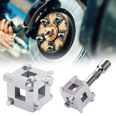 3/8" Drive Rear Disc Brake Caliper Piston Wind-Back Cube Tool
