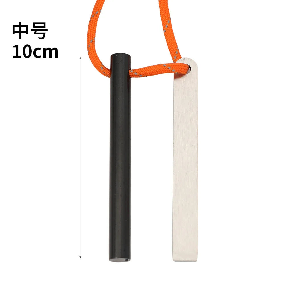 Magnesium Rod Fire Starter with Striker & Scraper