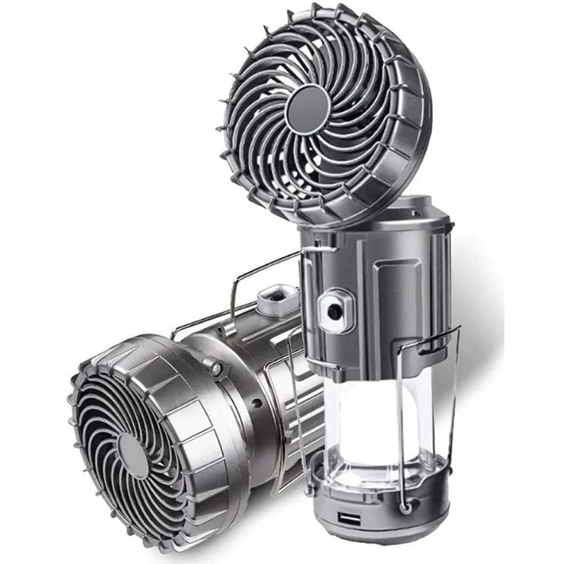 Multi-Function Solar Fan Light