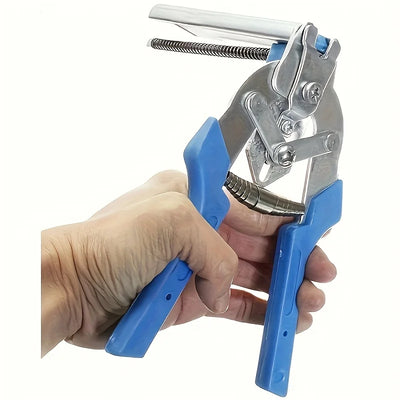 Heavy-Duty Hog Ring Pliers Kit with 600 Clips