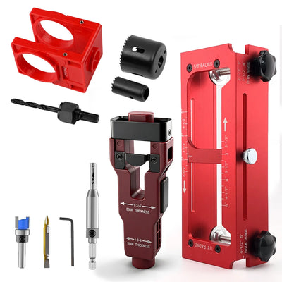 Adjustable Door Hinge Installation Jig Kit