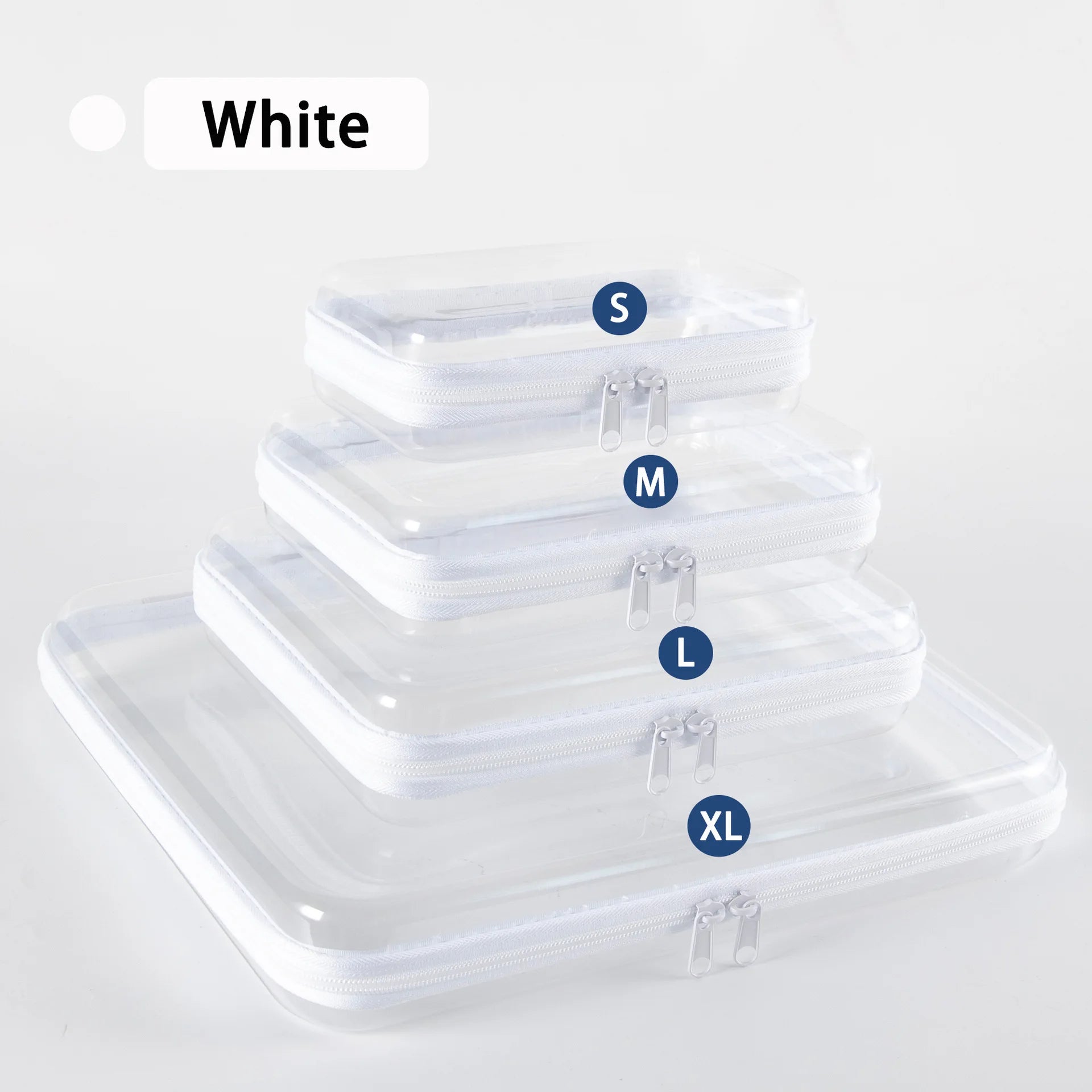 Transparent Zipper Storage Bag