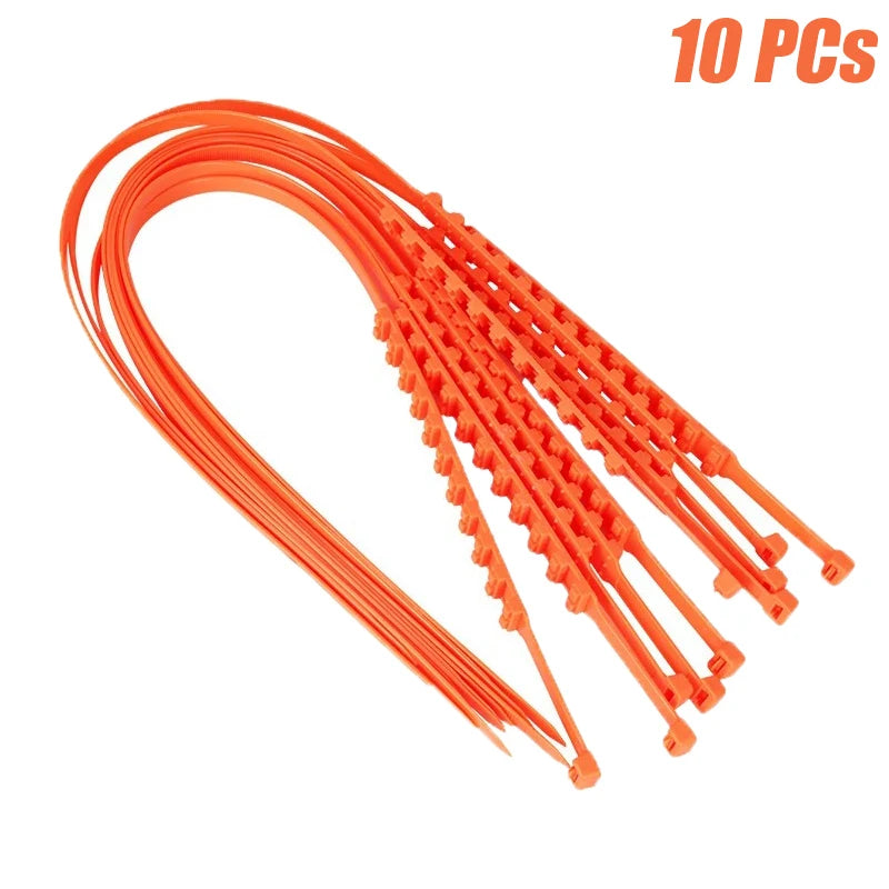 Emergency Car & Motorcycle Tire Anti-Skid Straps