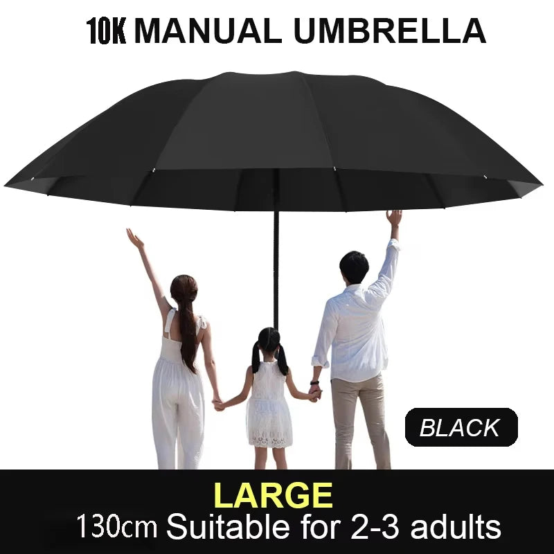 Large Windproof UV Protection Umbrella 130cm/51"