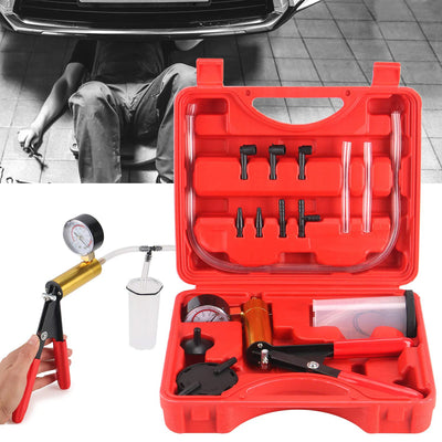 2-in-1 Handheld Brake Bleeder & Vacuum Pump Kit