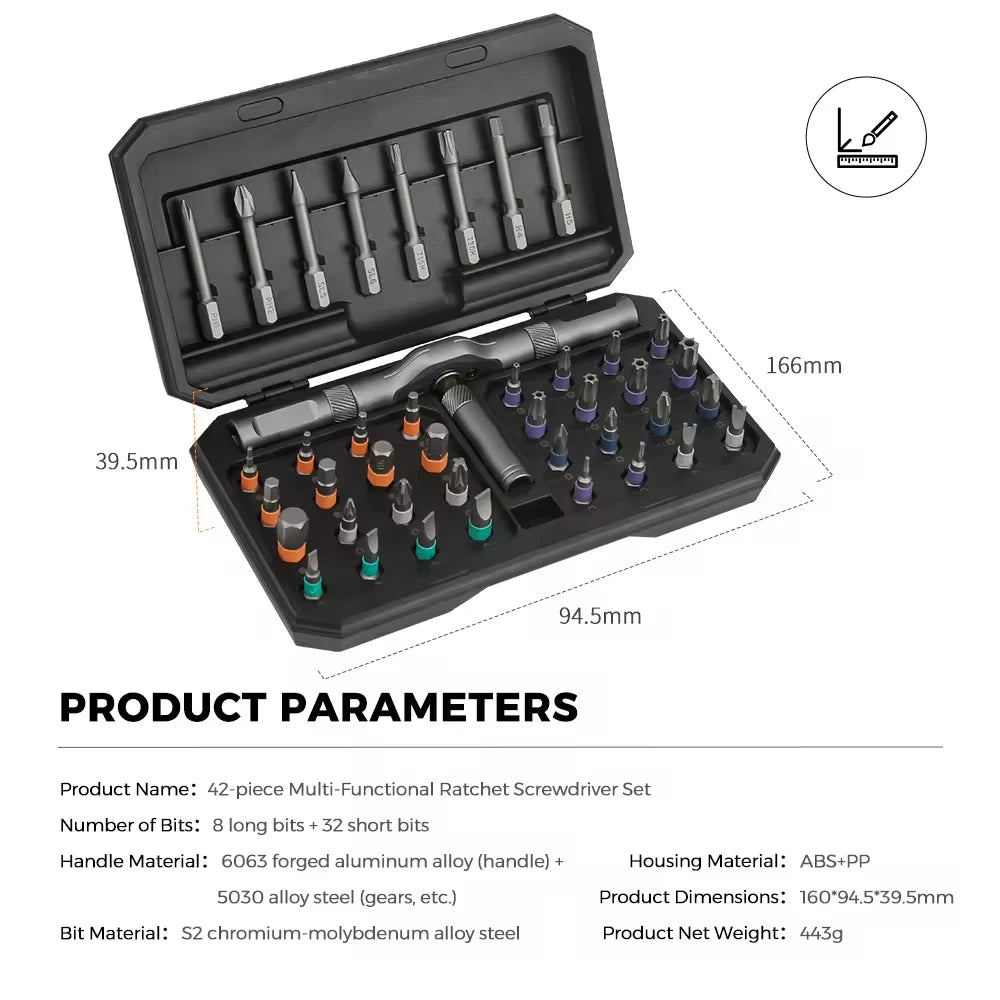 42-in-1 Magnetic Screwdriver Set