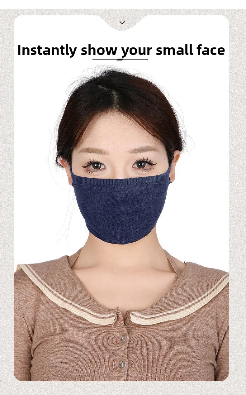 Windproof Face & Neck Gaiter with Ear Loops