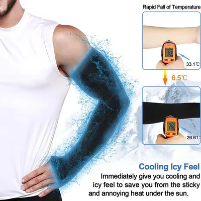 4 Pairs UV Protection Cooling Arm Sleeves (T)