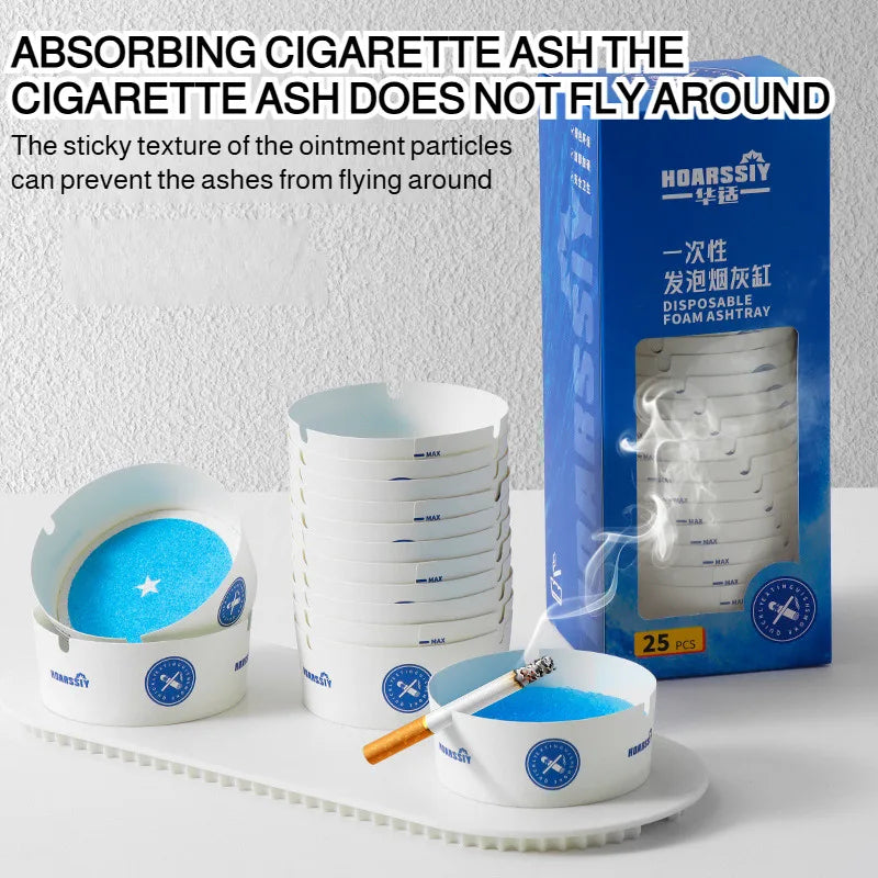 25PCS Disposable Water-Filled Ashtrays
