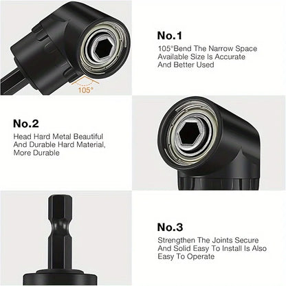 Right Angle Drill Attachment Set