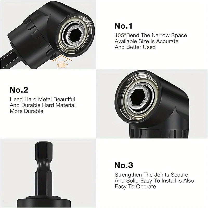 Right Angle Drill Attachment Set