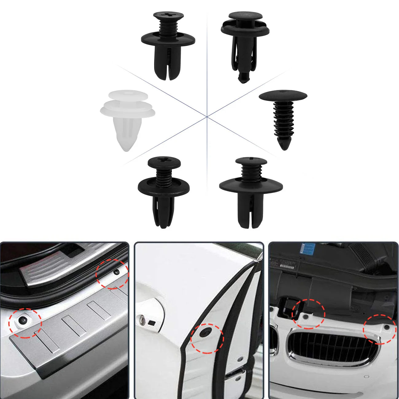 Car Clip Fastener Kit